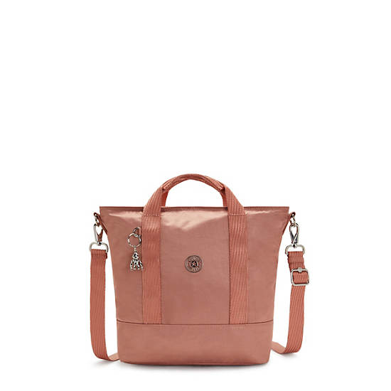 Kipling Angel Tote Bags Warm Rose | CA 1435LI